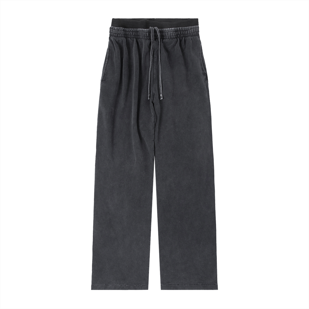 Women Vintage Washed Waist Pants - ACE