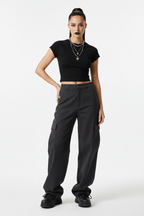 Women Slim Fit Paneling T-Shirt - ACE