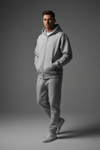 Men Essential Fleece Hoodie Zip-Through - ACE