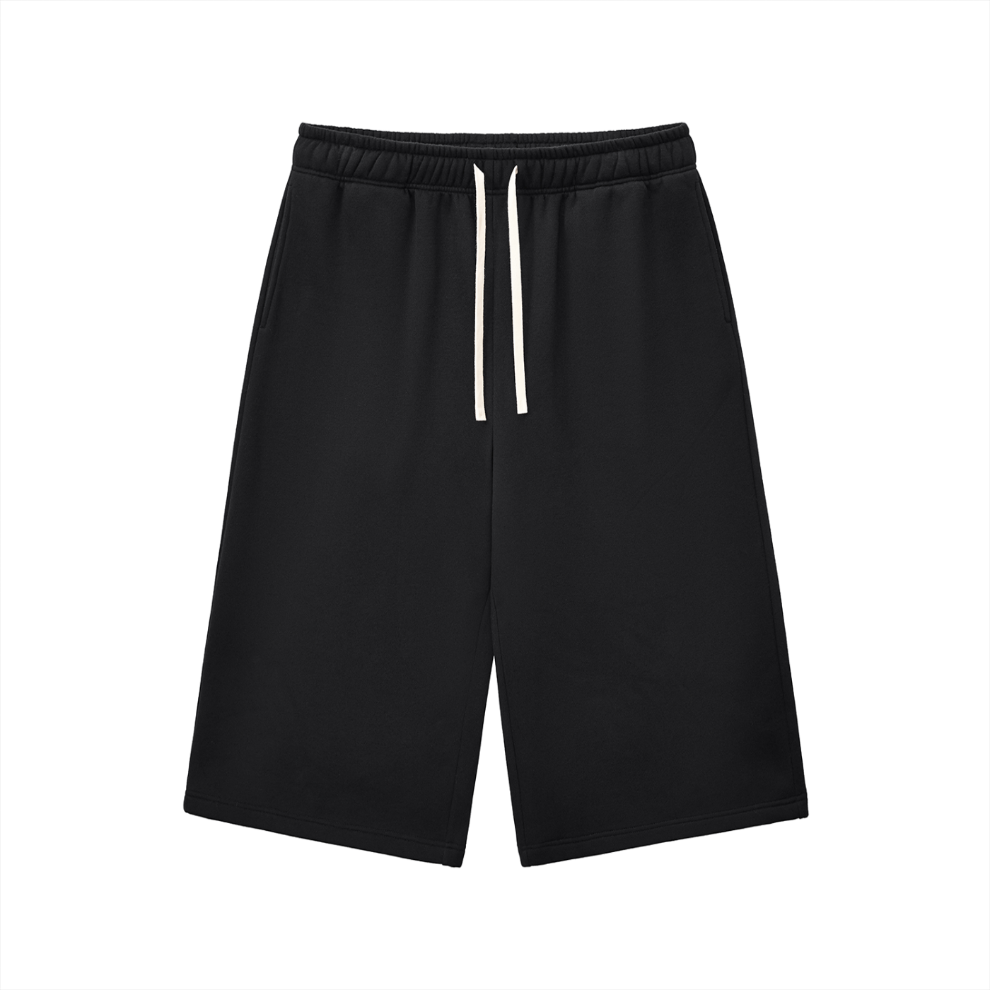 Relaxed Drawstring Three-quarter Sweatpants - ACE