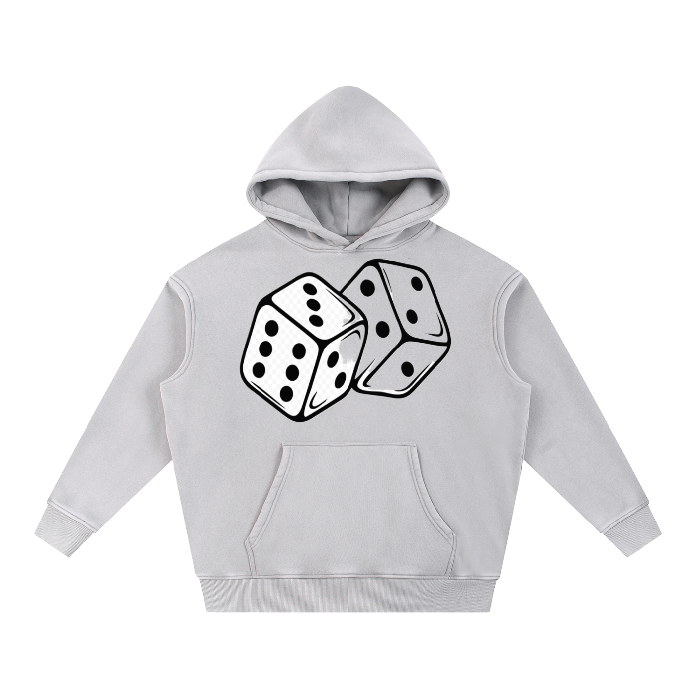 Snow Wash Fleece Oversize Hoodie - ACE