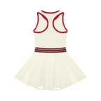 Women's Color Block A-Line Sleeveless Dress - ACE