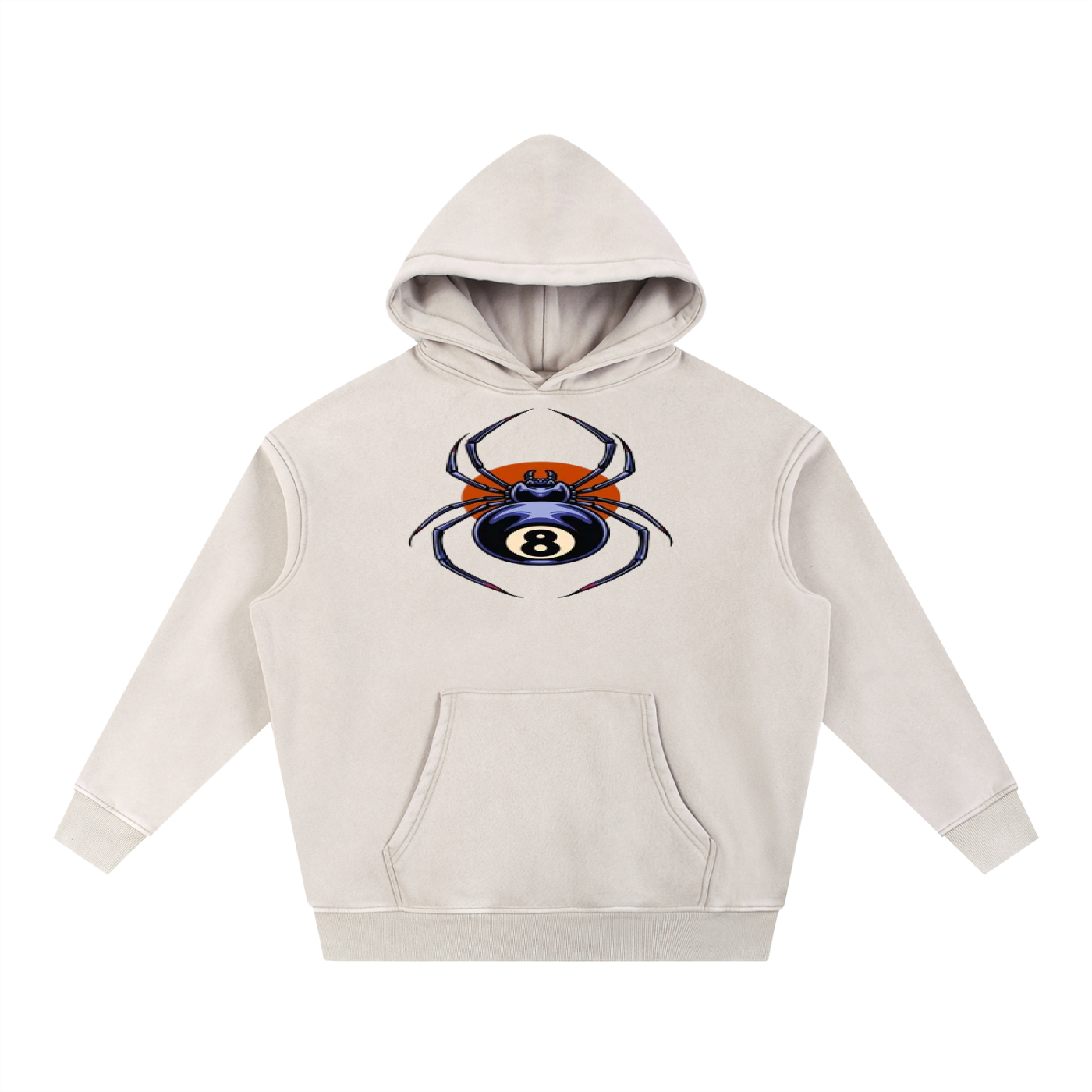 Snow Wash Fleece Oversize Hoodie - ACE