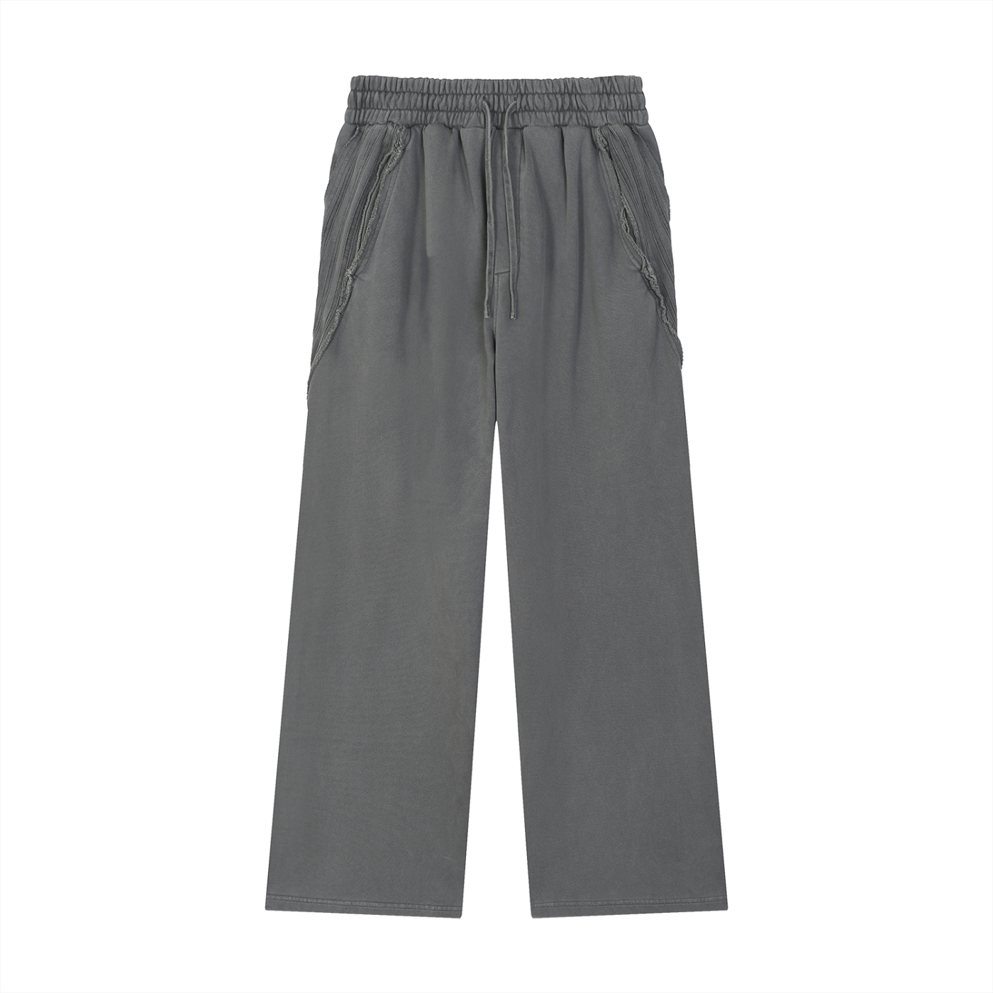 Snow Washed Tape Raw Edge Sweatpants - ACE