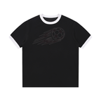 Men Contrast Edge Ribbed T-Shirt - ACE