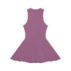 Women’s Ruched Sleeveless Full-Zip Dress - ACE