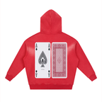 Men Sunfade Fleece Hoodie - Two-way Zipper Boxy Design - ACE