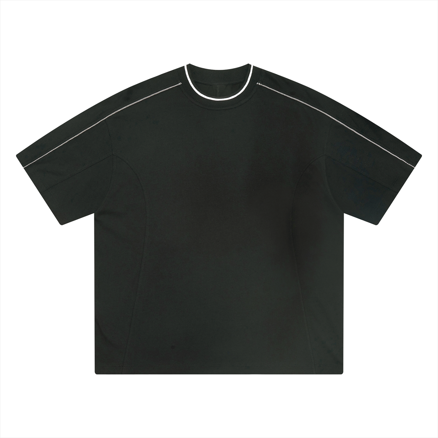 Unisex Oversized Contrast Tape T-Shirt - ACE