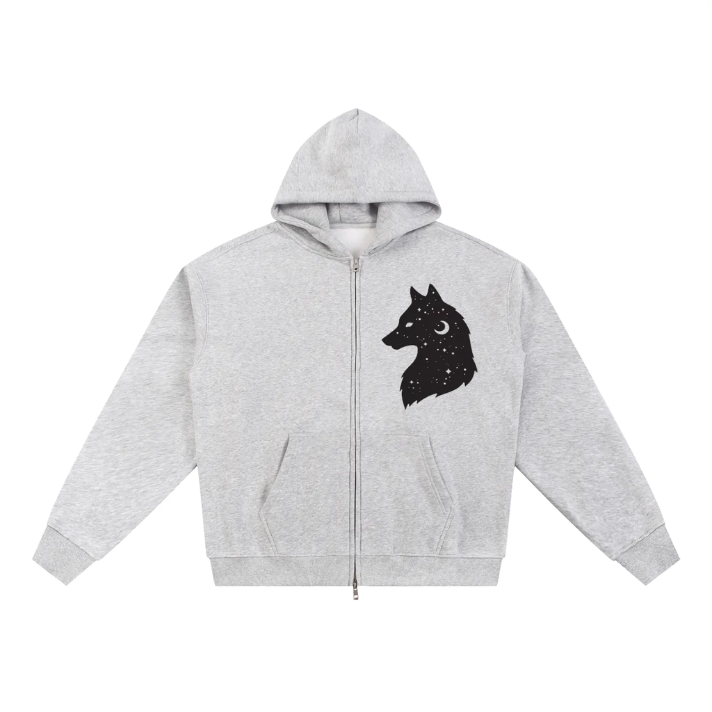 Men Essential Fleece Hoodie Zip-Through - ACE