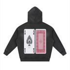 Men Sunfade Fleece Hoodie - Two-way Zipper Boxy Design - ACE