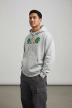 Men Essential Fleece Zip-Through Hoodie - ACE