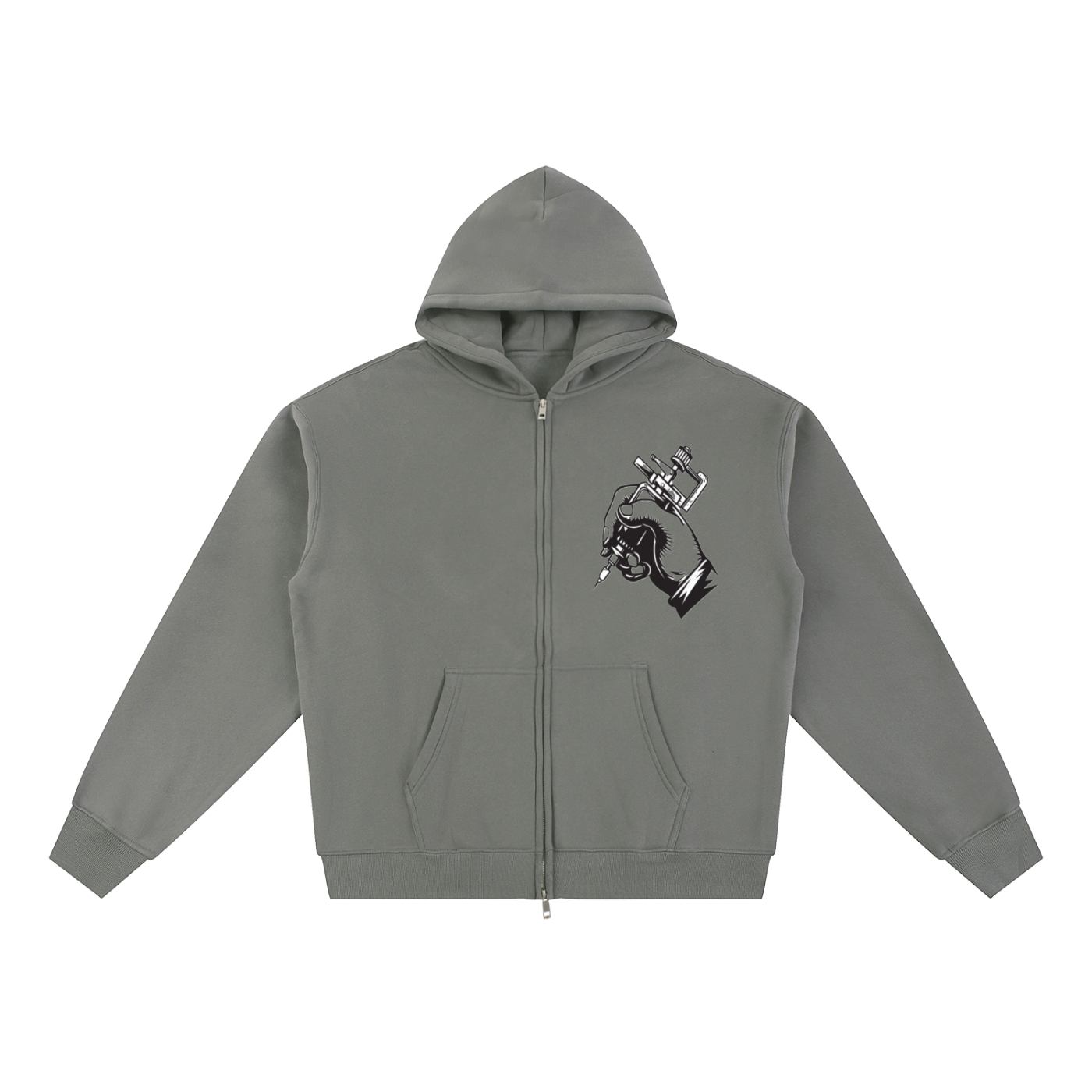 Essential Fleece Zip-Through Hoodie - ACE