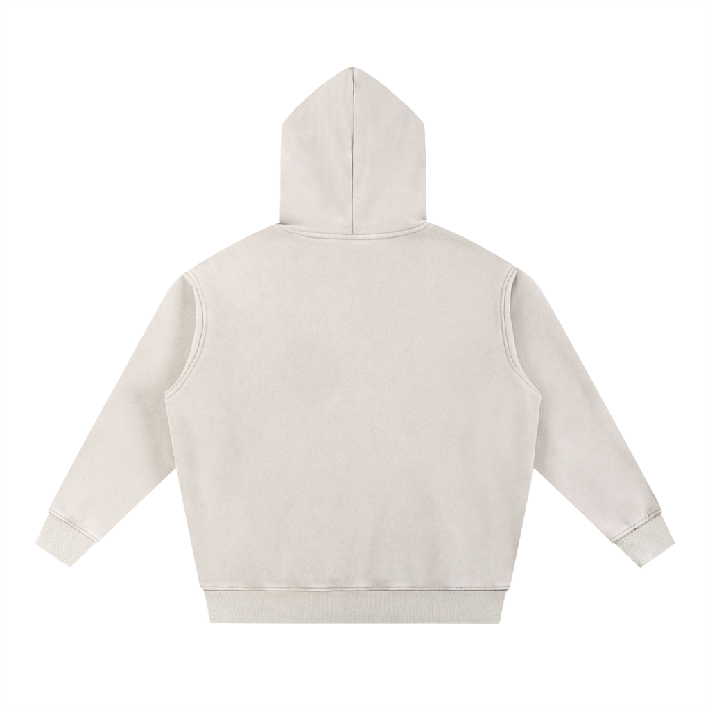 Snow Wash Fleece Oversize Hoodie - ACE