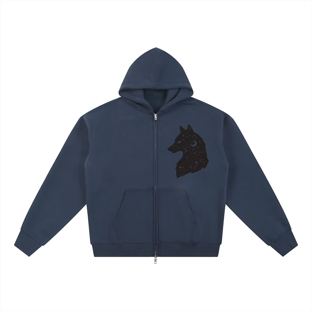 Men Essential Fleece Hoodie Zip-Through - ACE