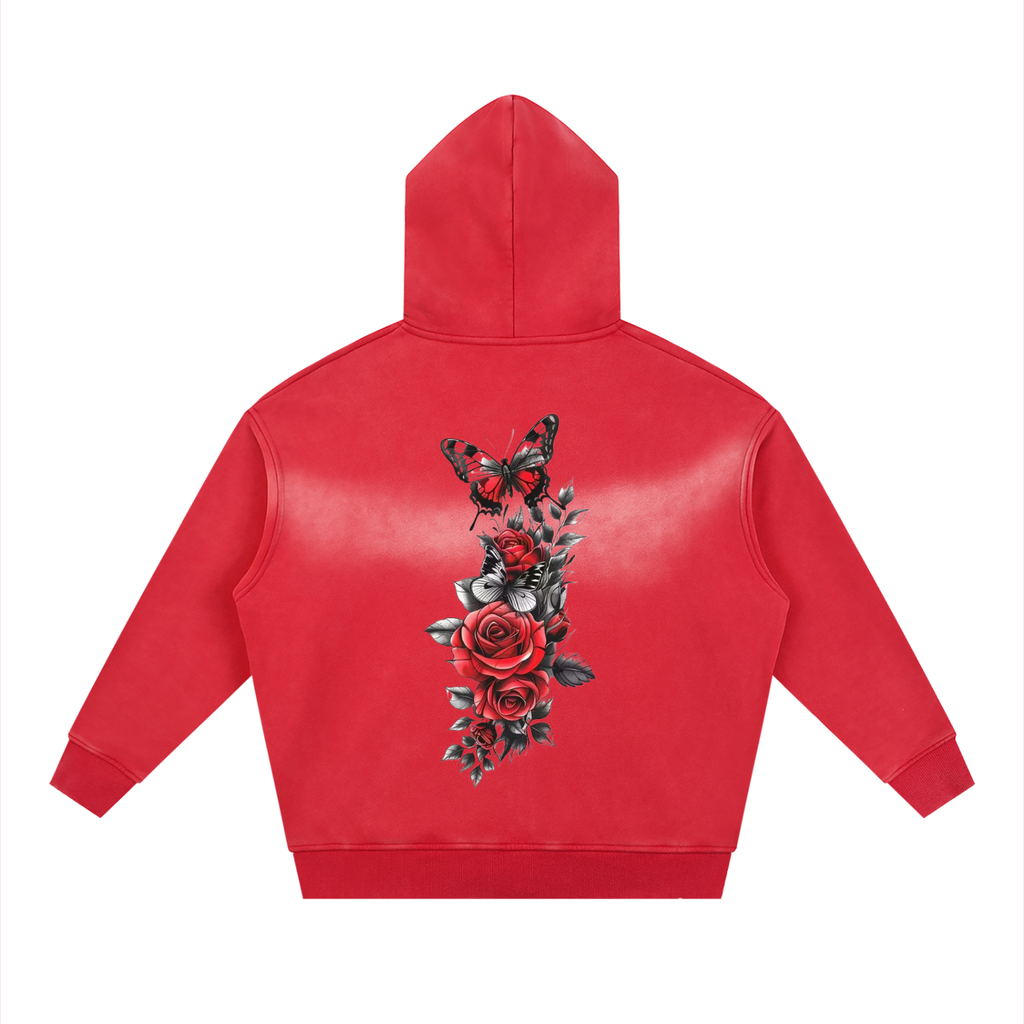 Sunfade Two-way Zipper Boxy Fleece Hoodie - ACE
