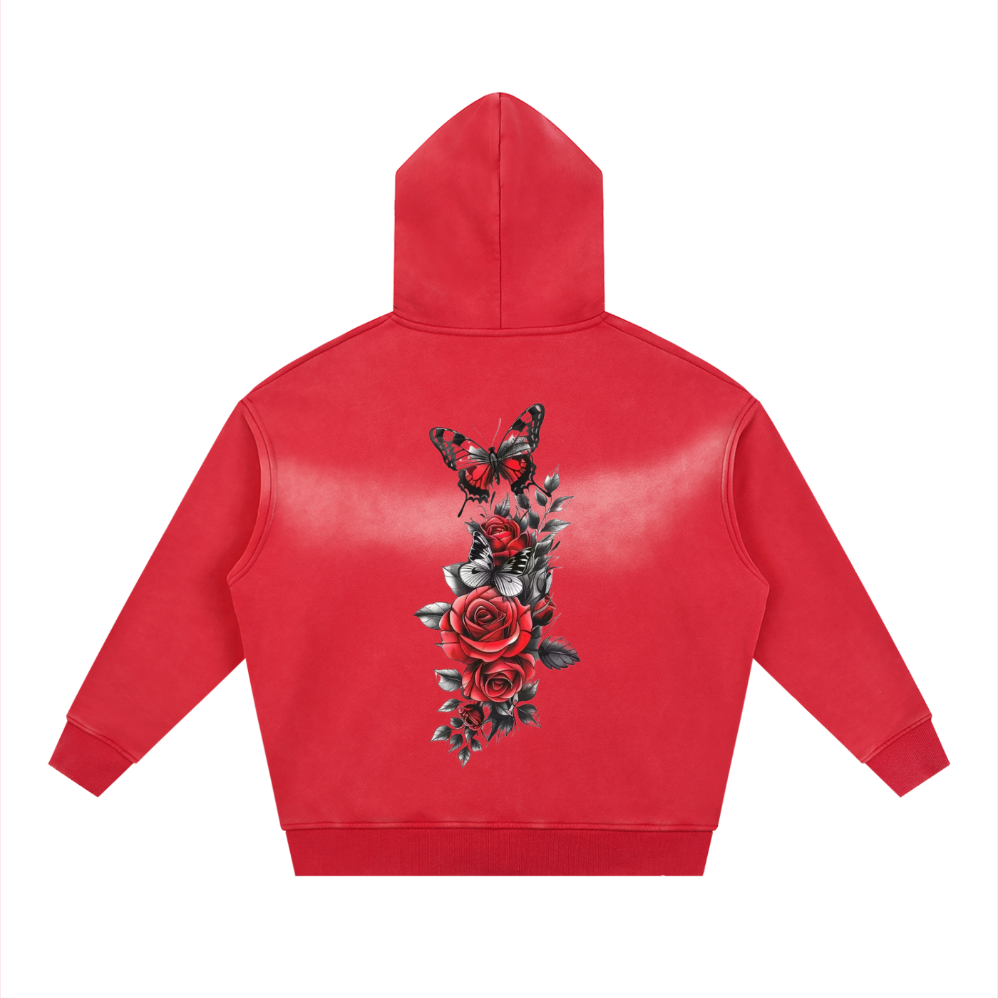 Sunfade Two-way Zipper Boxy Fleece Hoodie - ACE