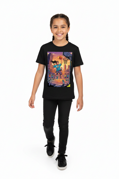Girl's Crewneck Short Sleeve T-Shirt