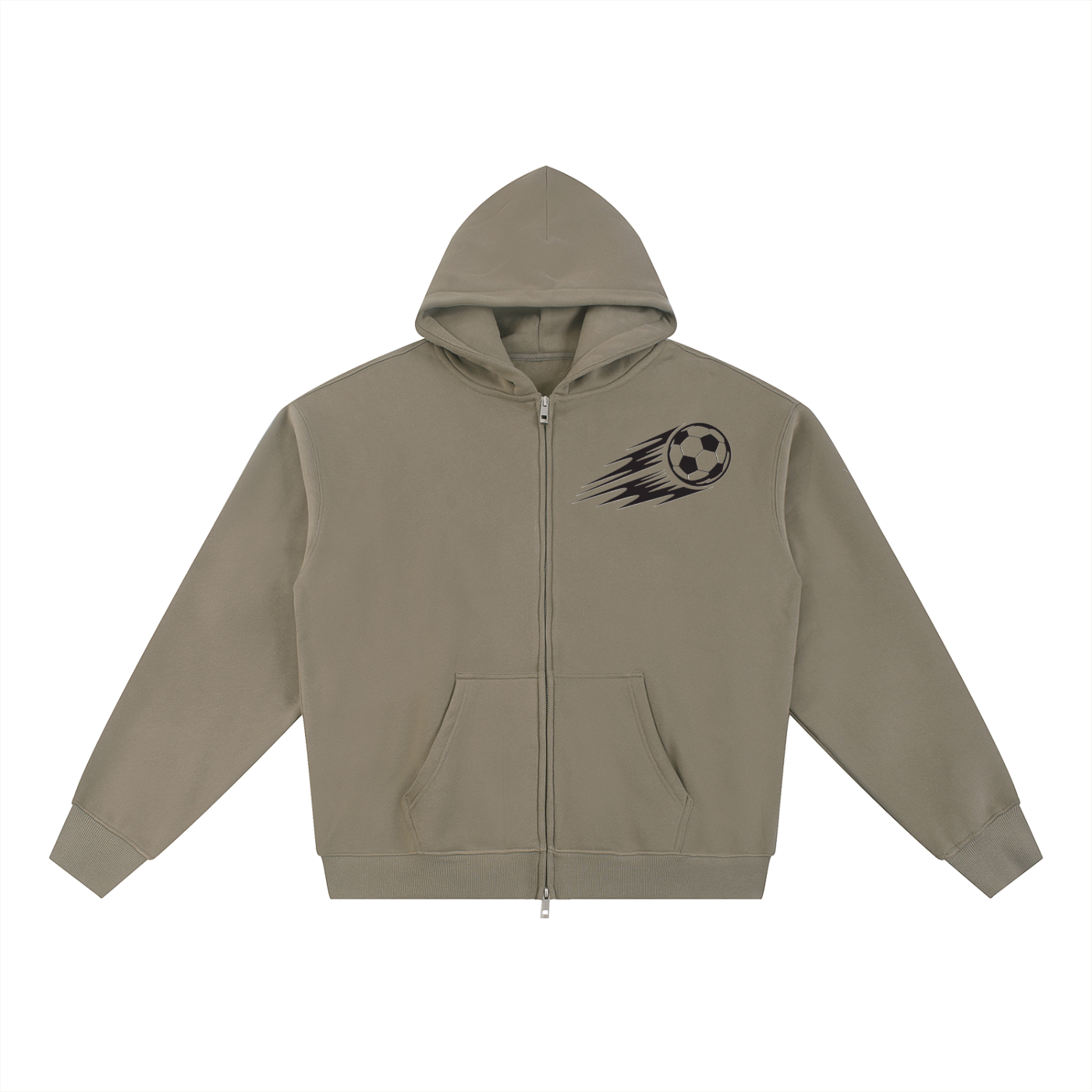 Essential Fleece Zip-Through Hoodie - ACE