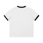 Men Contrast Edge Ribbed T-Shirt - ACE