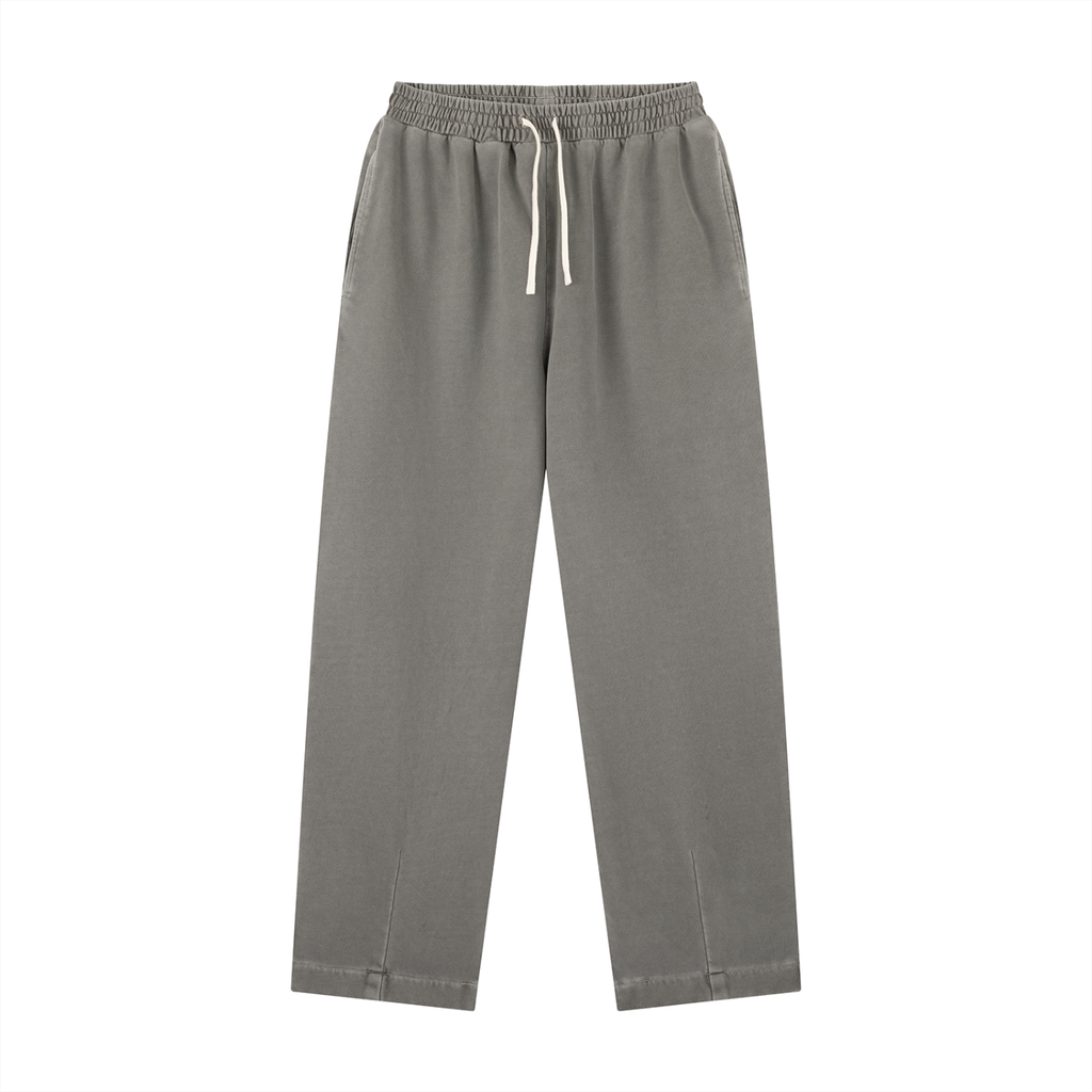 Women Vintage Washed Sweatpants with Drawstring - ACE