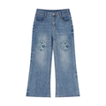 Women’s Vintage Wash Wide Leg Jeans - ACE