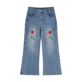Women’s Vintage Wash Wide Leg Jeans - ACE