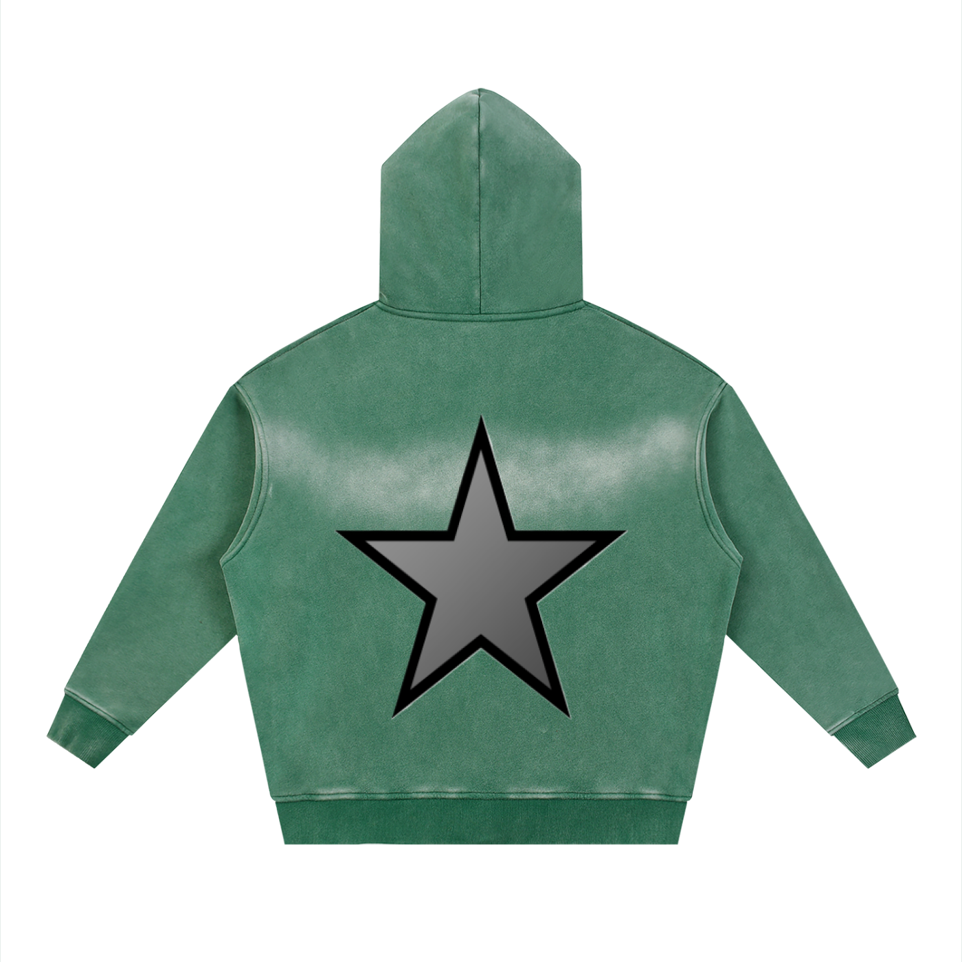 Sunfade Two-way Zipper Boxy Fleece Hoodie - ACE