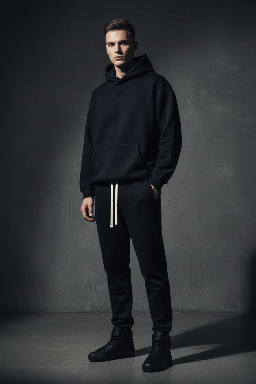 Men Essential Heavyweight Cotton Sweatpants - ACE