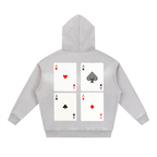 Men Sunfade Fleece Hoodie - Two-way Zipper Boxy Design - ACE