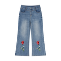 Women’s Vintage Wash Wide Leg Jeans - ACE
