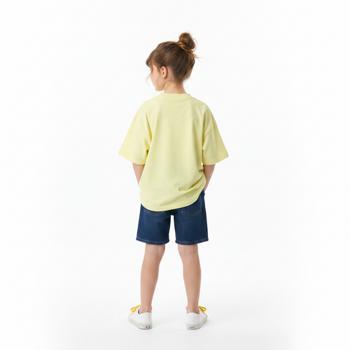 Girl’s Solid Crewneck T-Shirt