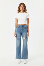 Women's Wide Leg Jeans - ACE