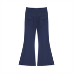 Women's Flared Leg Pants with Drawstring - ACE