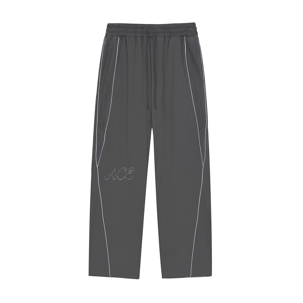 Men Reflection Striped Straight-Leg Sweatpants - ACE