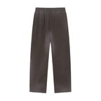 Men Sun Fade Sweatpants with Raw Edge and Straight-Leg Design - ACE