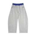 Plaid Waistband Barrel Sweatpants - ACE