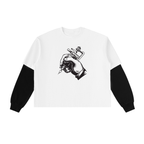Men Layered Contrast Sleeve T-Shirt - ACE