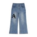 Women’s Vintage Wash Wide Leg Jeans - ACE