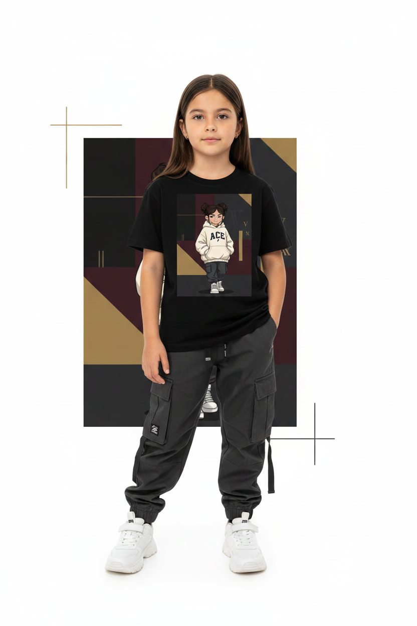 ACE,Girls,Tshirts