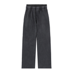 Women Vintage Washed Waist Pants - ACE