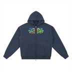Men Essential Fleece Zip-Through Hoodie - ACE
