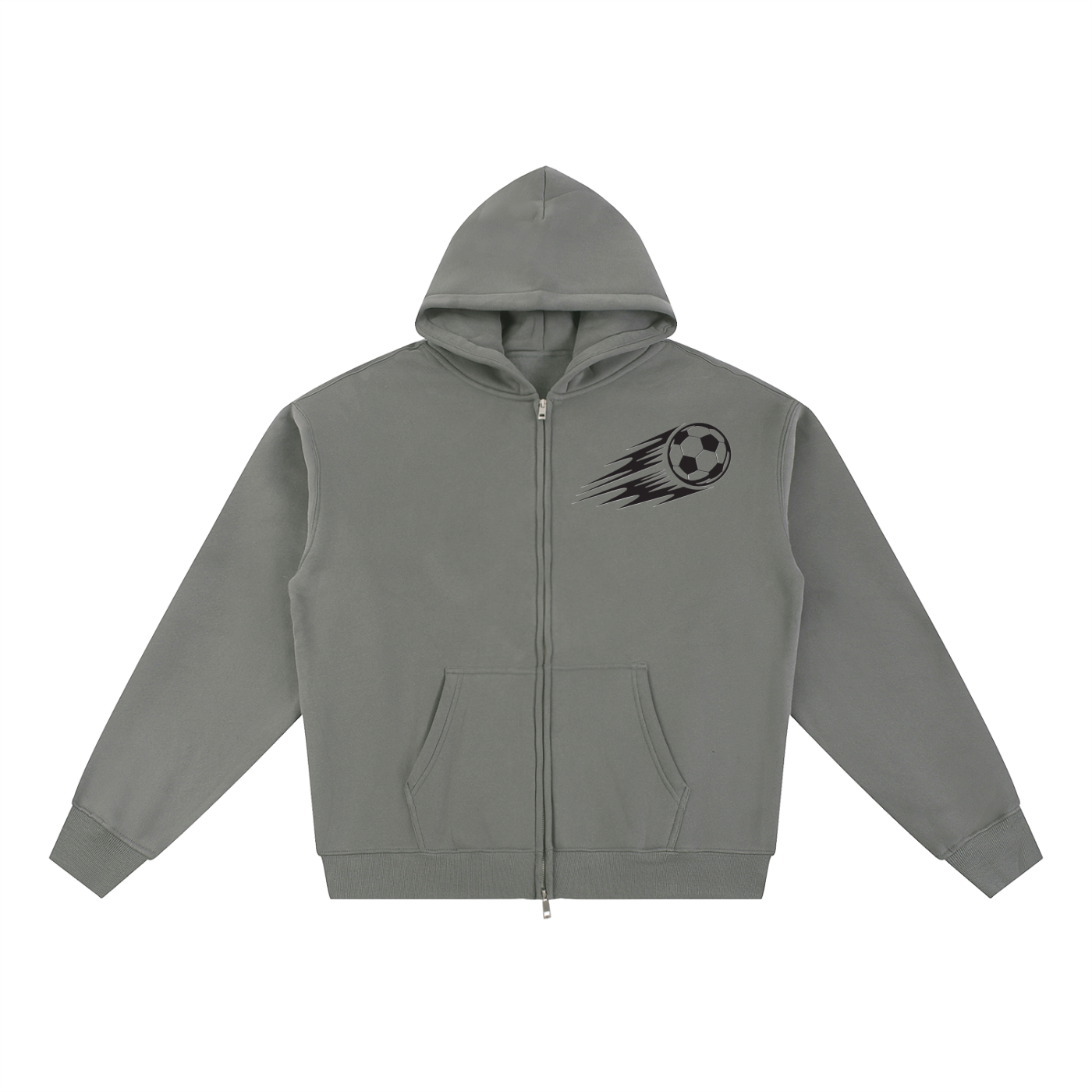 Essential Fleece Zip-Through Hoodie - ACE