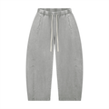 Unisex Mineral Wash Barrel Leg Pants - ACE