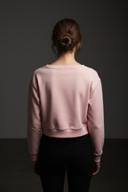 Women's Off-Shoulder Sweatshirt - ACE