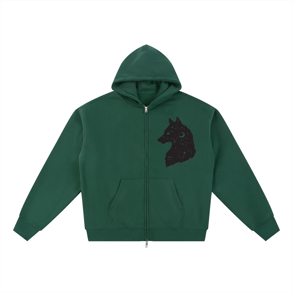 Men Essential Fleece Hoodie Zip-Through - ACE