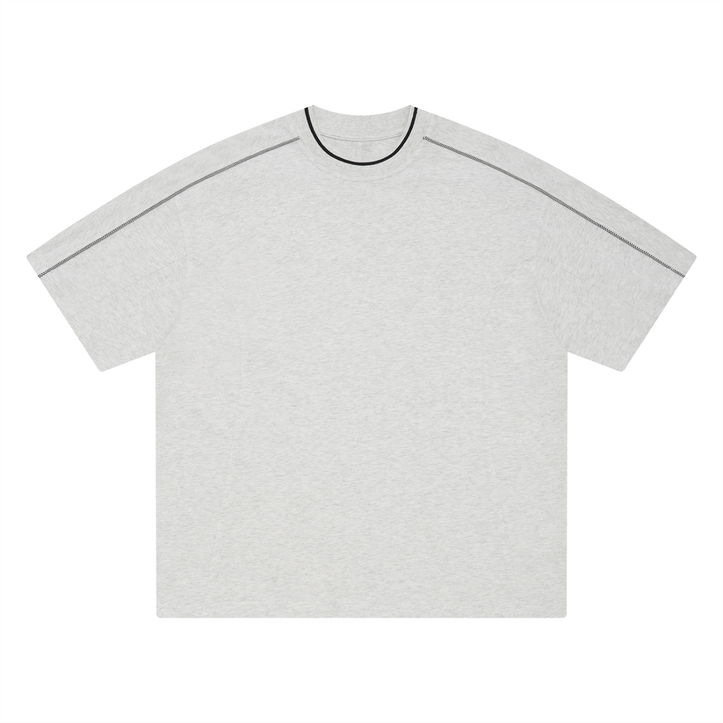 Women Oversized Contrast Tape T-Shirt - ACE