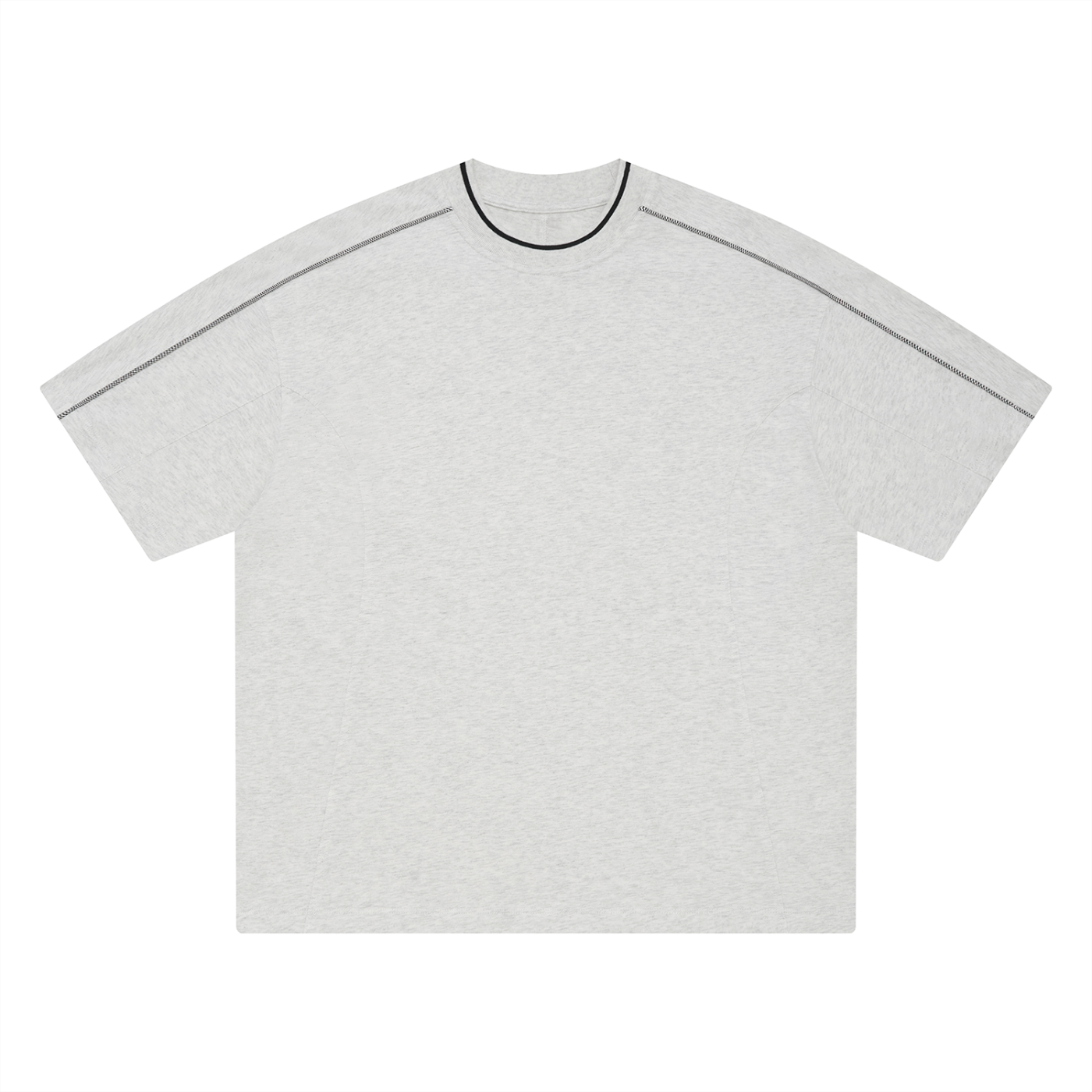 Unisex Oversized Contrast Tape T-Shirt - ACE