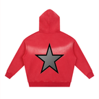 Men Sunfade Fleece Hoodie - Two-way Zipper Boxy Design - ACE