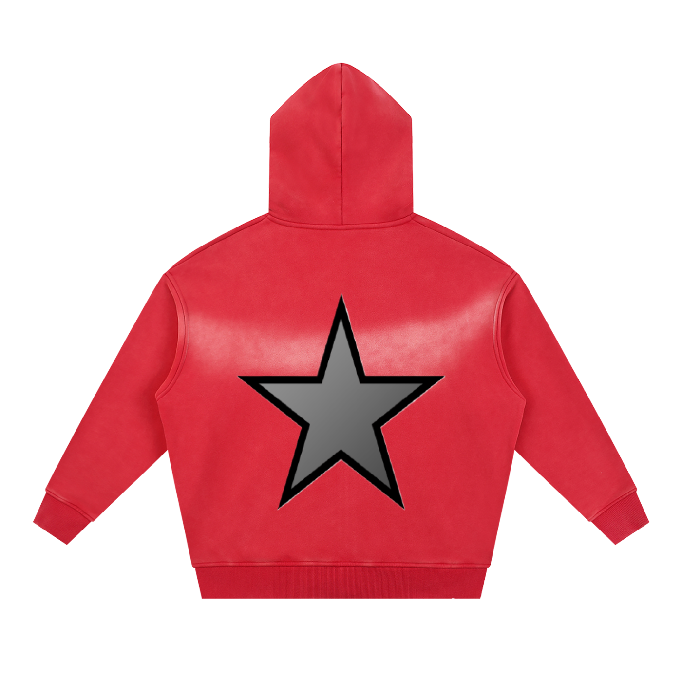 Sunfade Two-way Zipper Boxy Fleece Hoodie - ACE
