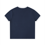 Men Contrast Edge Ribbed T-Shirt - ACE
